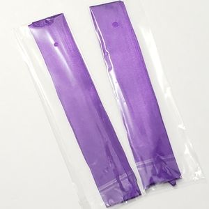 ⤵️⤵️2pc Solid Purple Design Satin Scarves